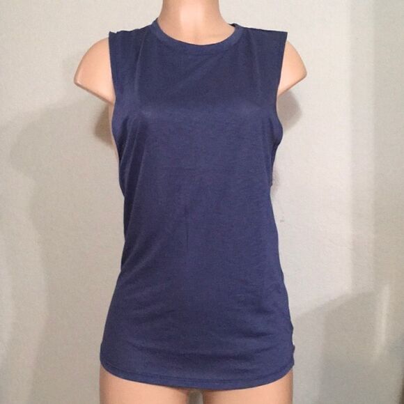 New. Fabletics navy tank. XS - Picture 4 of 6